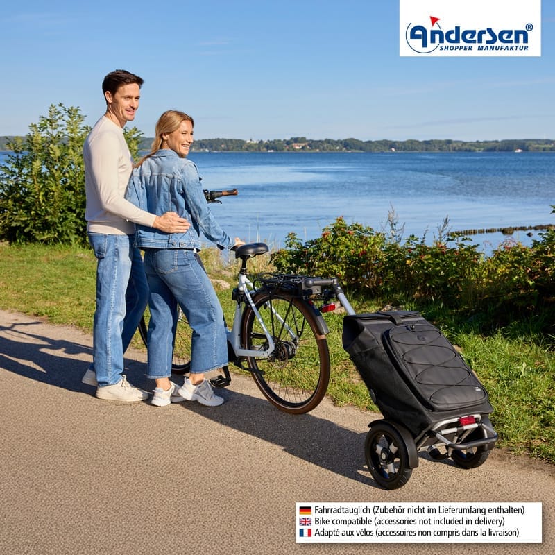 Andersen Shopping Trolley Tura Fado 29 cm Pneumatic Ball Bearing Wheels — additional view