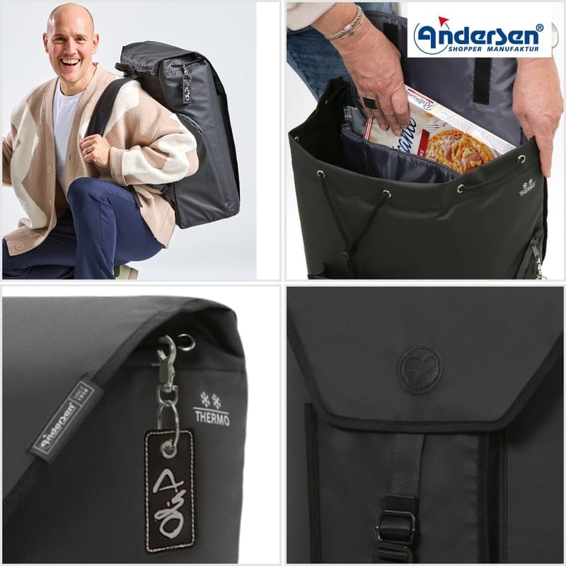 Andersen Shopping Trolley Royal Oli.P 3.0 — close-up view