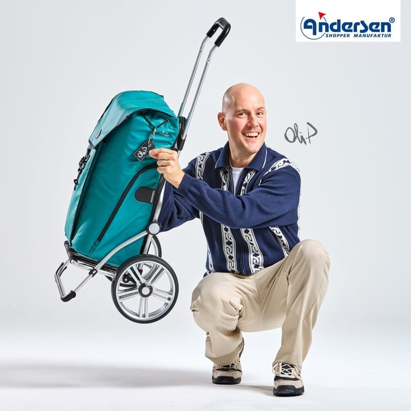 Andersen Shopping Trolley Royal Oli.P 3.0 — front view