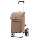 Andersen Royal IPEK Maxi shopping trolley in sand with 25 cm ball-bearing wheels
