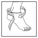 Camp Scandinavia Aqtivo Elastic Ankle Brace — front view Camp Scandinavia Aqtivo Elastic Ankle Brace — front view