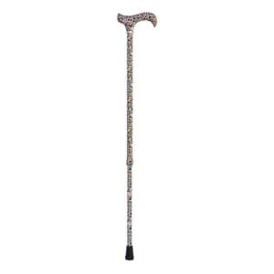 Classic Canes Adjustable Derby Walking Cane Magic Patterns — front view