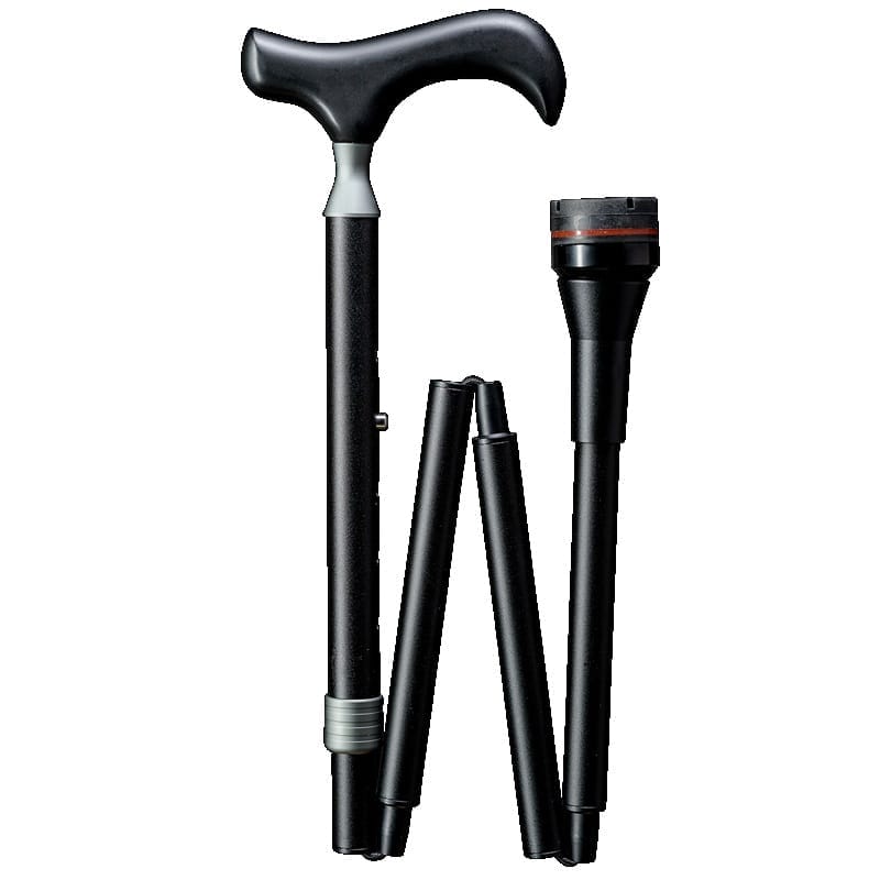 Gastrock Folding Walking Cane PHYSIO Gastrock Folding Walking Cane PHYSIO — Premium folding aluminium walking cane with wooden derby grip and 360° rotating PHYSIO tip