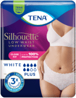 TENA Silhouette Plus white Large — discreet pull-on underwear