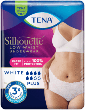 TENA Silhouette Plus white Large — discreet pull-on underwear