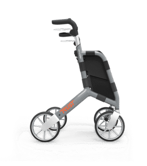 Trust Care Lets Shop rollator seen from the side without the bag