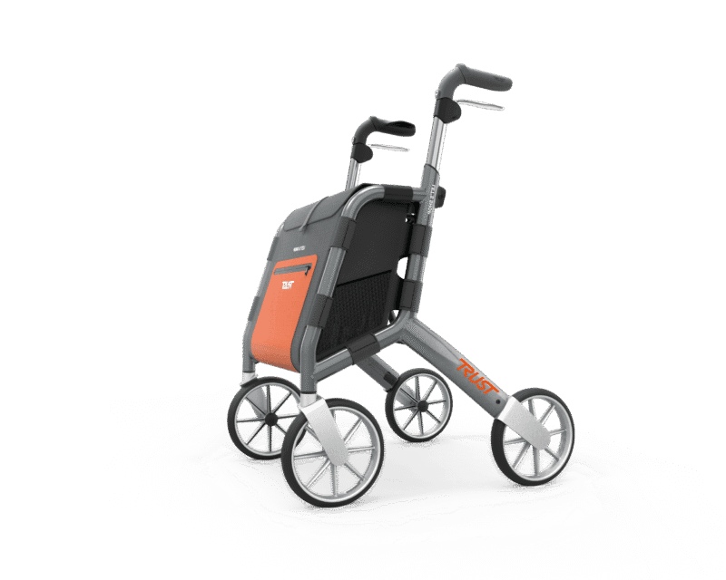 Trust Care Lets Shop Rollator — side view
