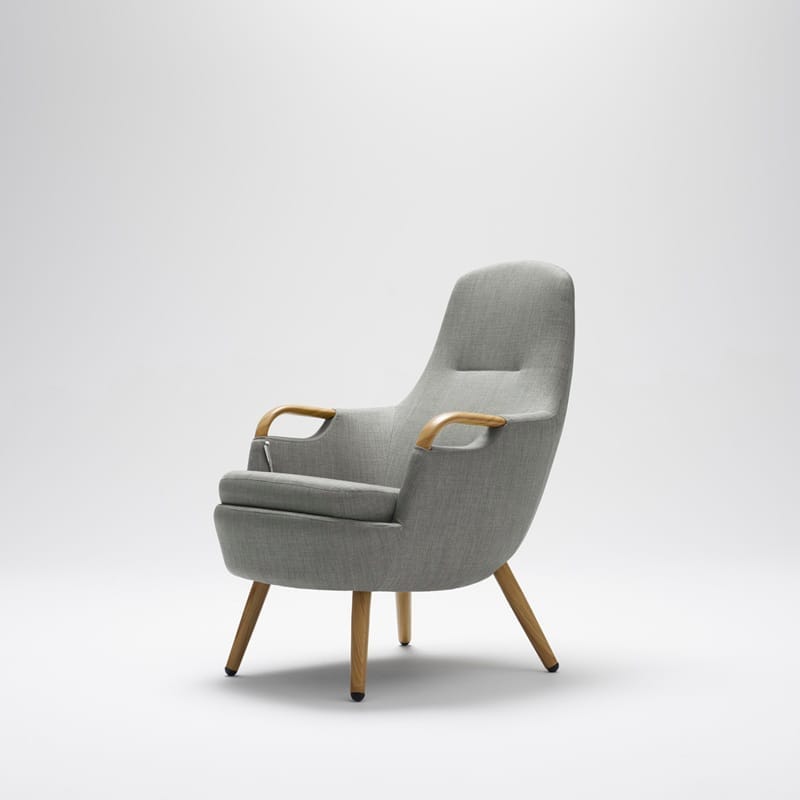 Trust Care Lets Sit Up sit-to-stand chair in grey, angled view