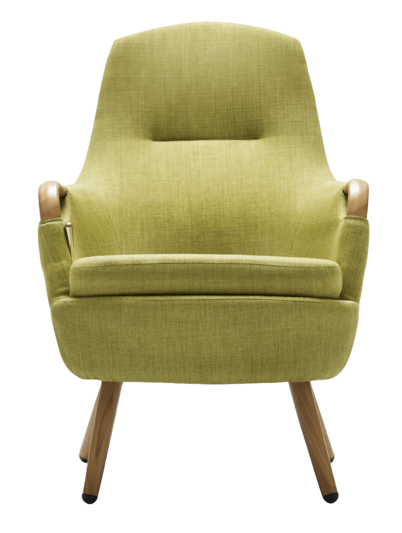 Trust Care Lets Sit Up sit-to-stand chair in green, front view
