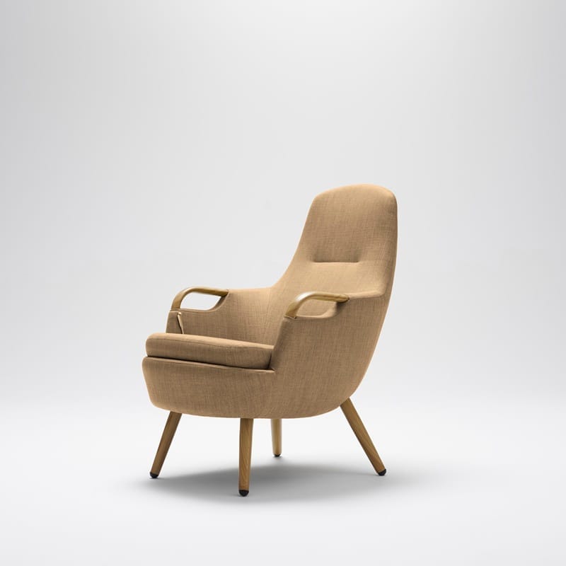 Trust Care Lets Sit Up sit-to-stand chair in beige, angled view