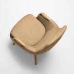 Trust Care Lets Sit Up - beige chair, from above Trust Care Lets Sit Up sit-to-stand chair in beige, from above