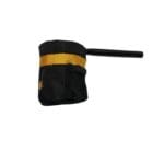 eFOLDi mugghållare Navigator in black textil with yellow elastisk rem tillbehör foldable power wheelchair