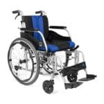 Timago Premium Tim Wheelchair - Blue Timago Premium Tim Wheelchair in blue — full view