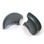 Andersen Royal Plus mudguard set – right and left wheel guards in black plastic