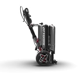 Movinglife ATTO Sport Max folded into a cabin-bag sized trolley