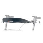 Topro Olympos ATR back support – padded dark strap mounted between the rollator handles