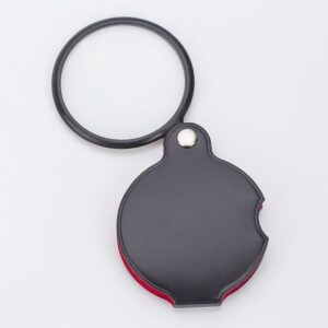 RBP Flip-Out magnifying glass – the lens folds out of a black case that fits in your pocket