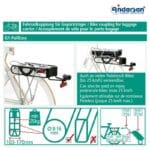 Information sheet with mounting photos and luggage rack requirements for G-1 Pull Easy