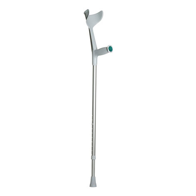 Swereco Flex aluminum crutch - adjustable and stable crutch in grey finish
