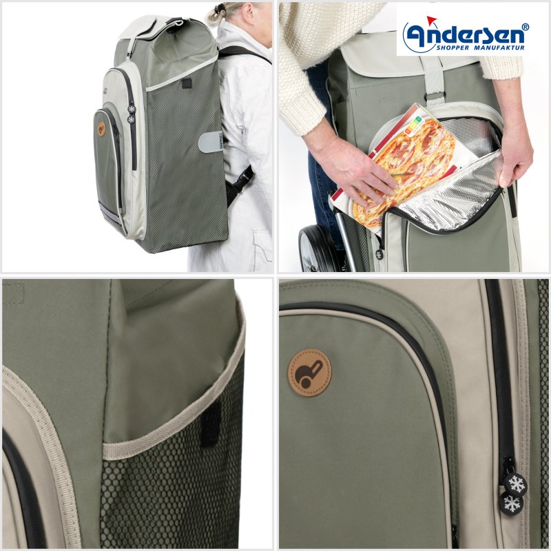 Andersen shopping trolley bag with thermo compartment - smart storage for refrigerated goods
