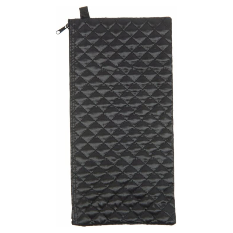 Quilted bag in black for folding cane from Classic Canes