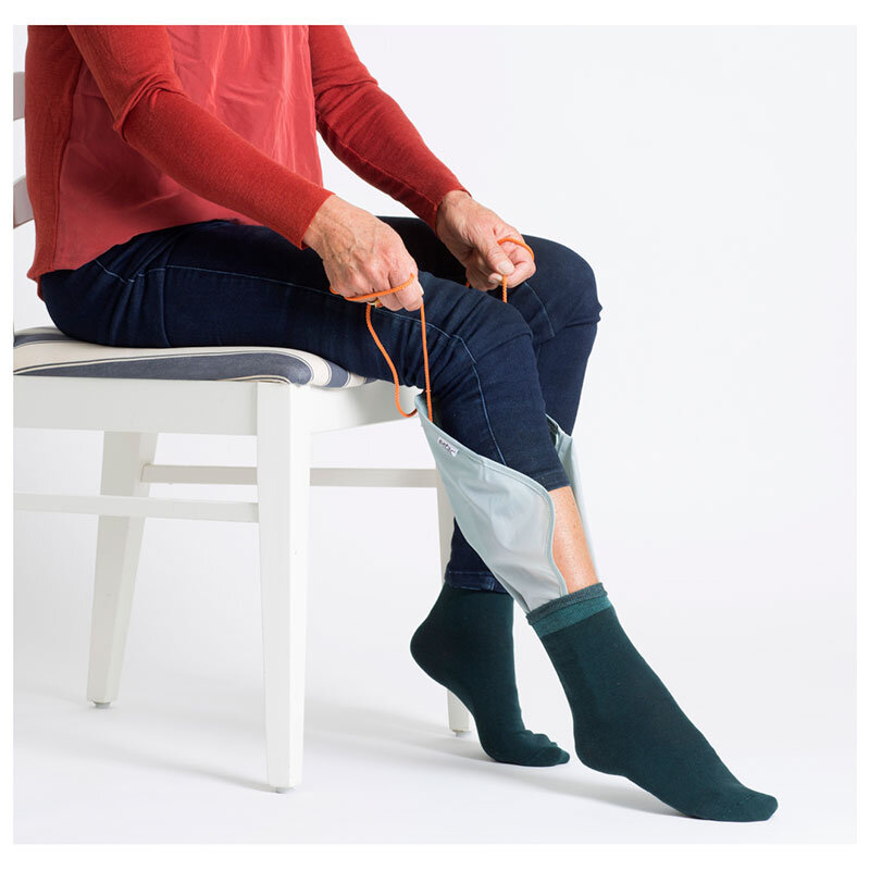 Etac Sock Aid Socky-Short - Aid for independent dressing Sock aid for easy and safe putting on of socks - perfect aid for elderly and people with limited mobility